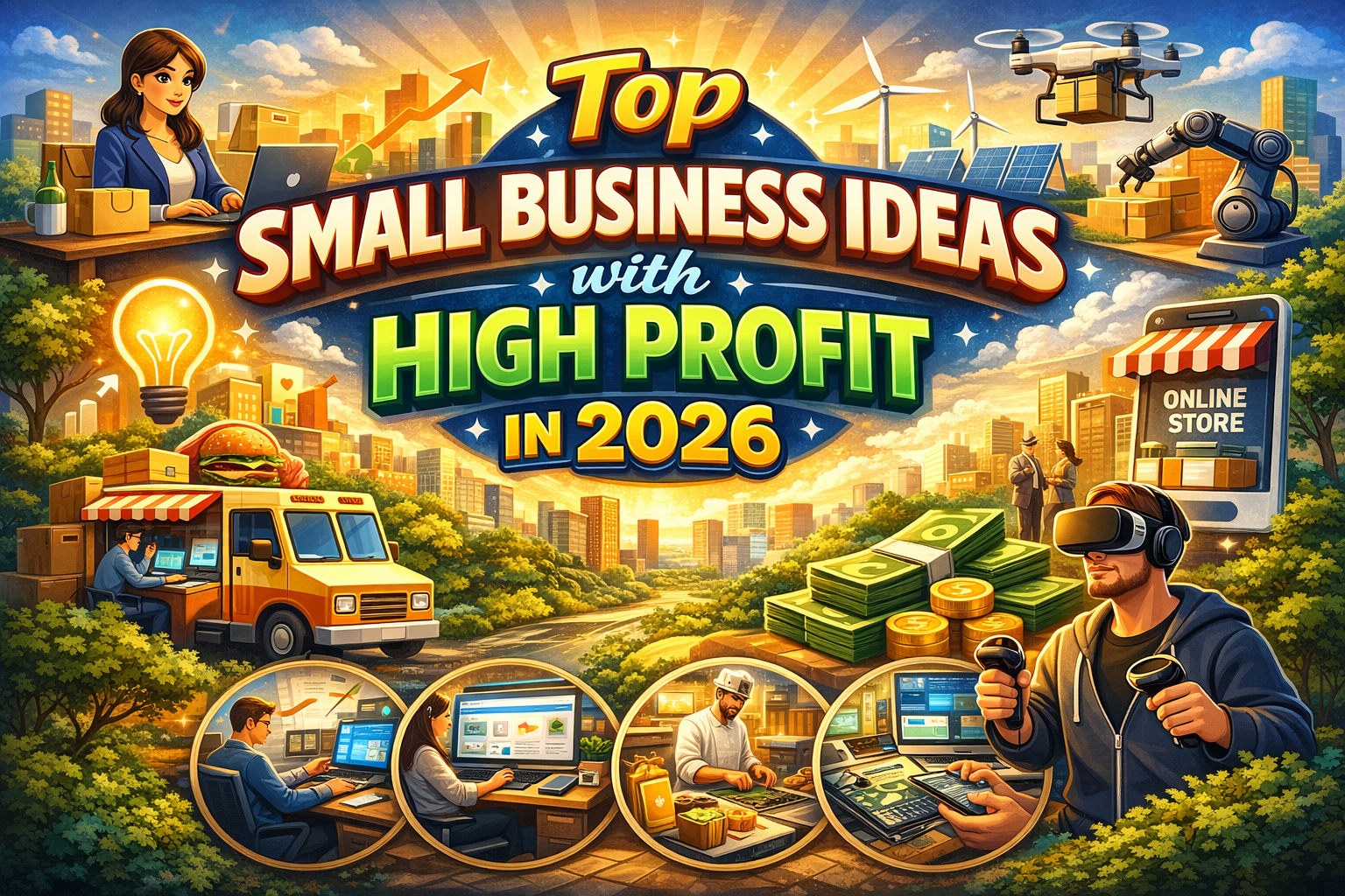 Small Business Ideas with High Profit in 2026