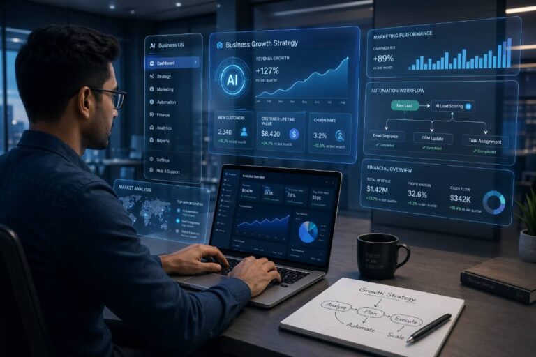 smart business strategies digital growth dashboard