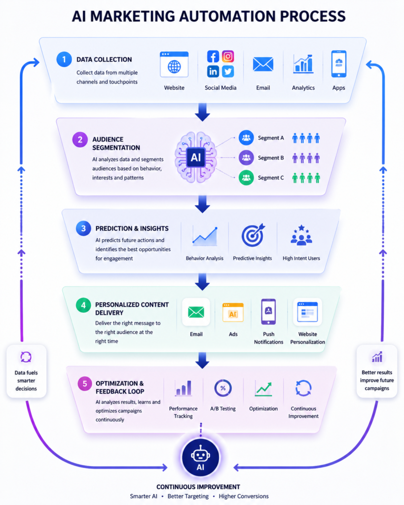 AI marketing automation process